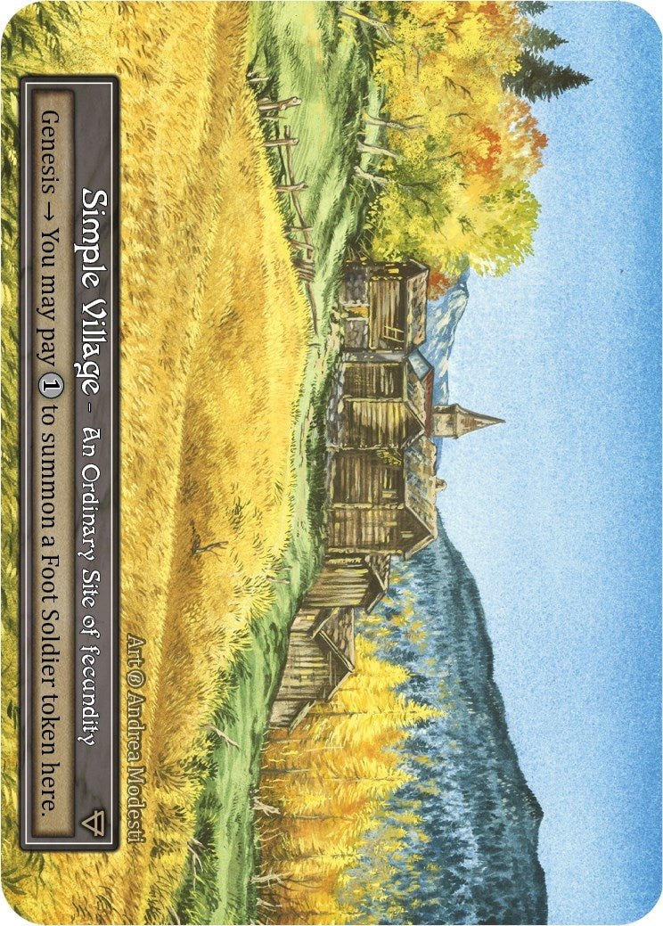 Image for Simple Village (Foil) [Beta]