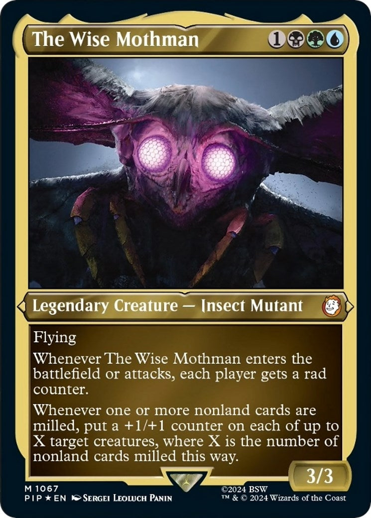 The Wise Mothman Display Commander Thick Stock (1067) [PIP]