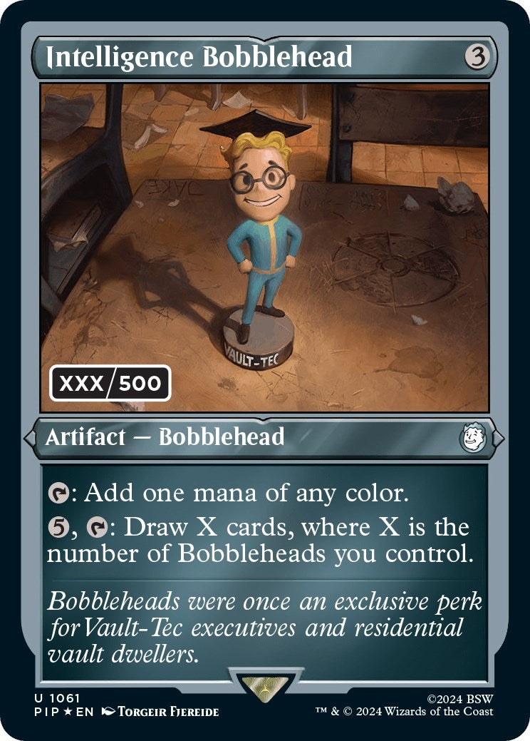 Intelligence Bobblehead Serial Numbered (1061) [PIP]