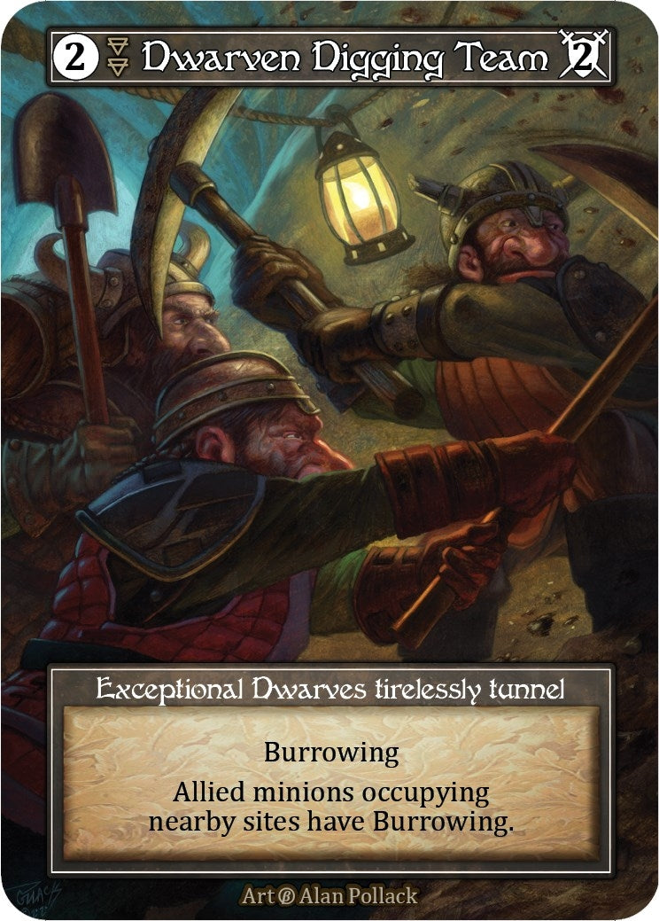 Image for Dwarven Digging Team (Foil) [Beta]