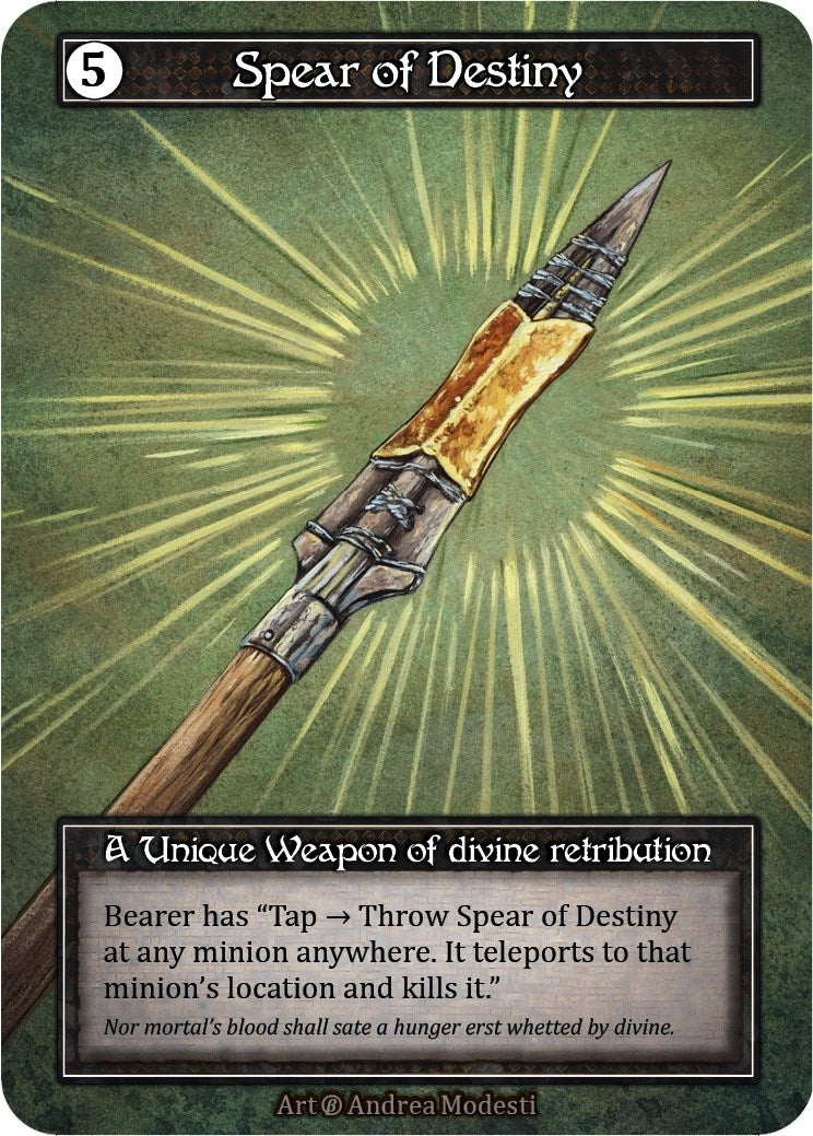 Image for Spear of Destiny (Foil) [Beta]