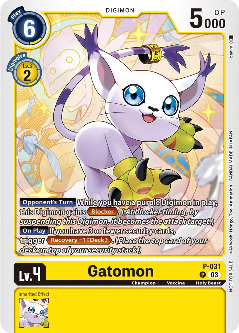 Image for Gatomon - P-031 (Blast Ace Pre-Release) [Digimon Promotion Cards]