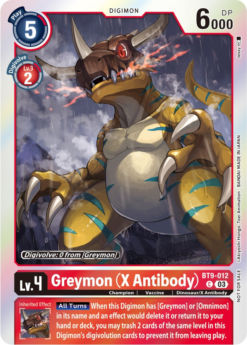 Image for Greymon (X Antibody) (Blast Ace Pre-Release Winner) [X Record]