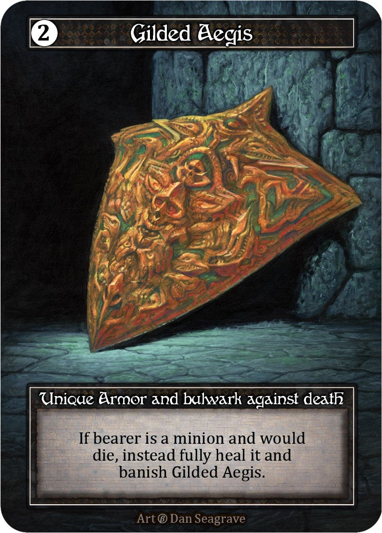 Image for Gilded Aegis (Foil) [Beta]