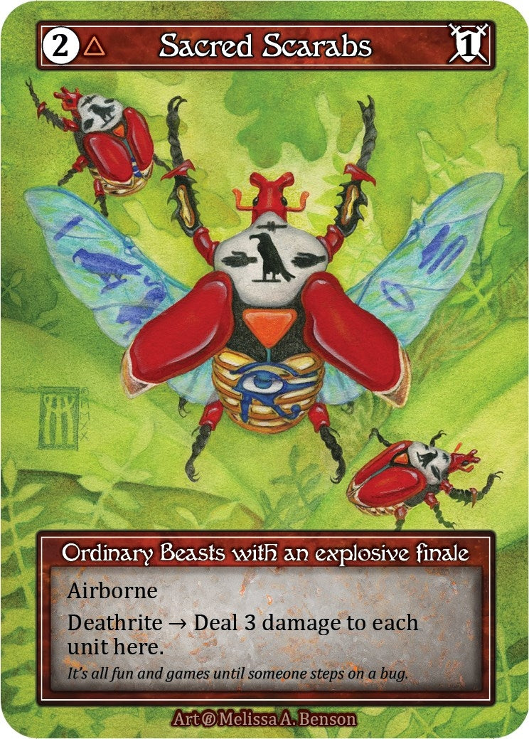 Image for Sacred Scarabs (Foil) [Beta]