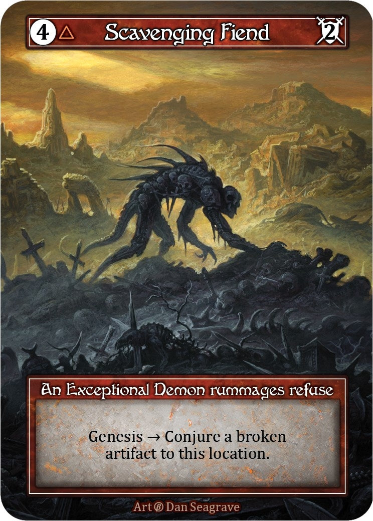 Image for Scavenging Fiend (Foil) [Beta]