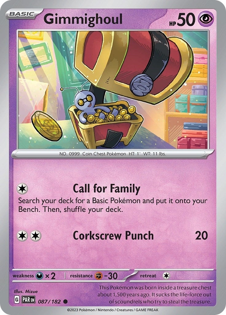 Gimmighoul (087/182) (SV04: Paradox Rift)