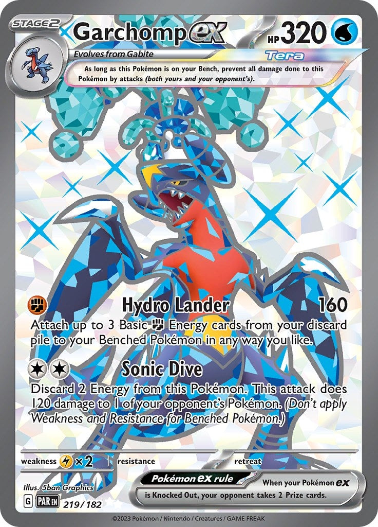 Garchomp ex 219 182 (219/182) [PAR]
