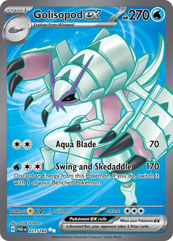 Golisopod ex (221/182) (SV04: Paradox Rift)