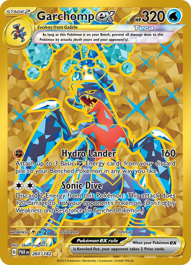Garchomp ex (260/182) (SV04: Paradox Rift)