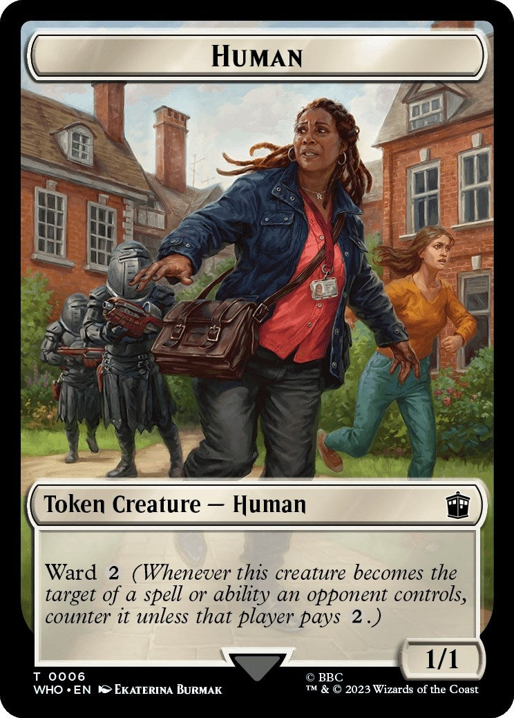 Human 0006 Clue 0022 Double Sided Token (6 // 22) [WHO]
