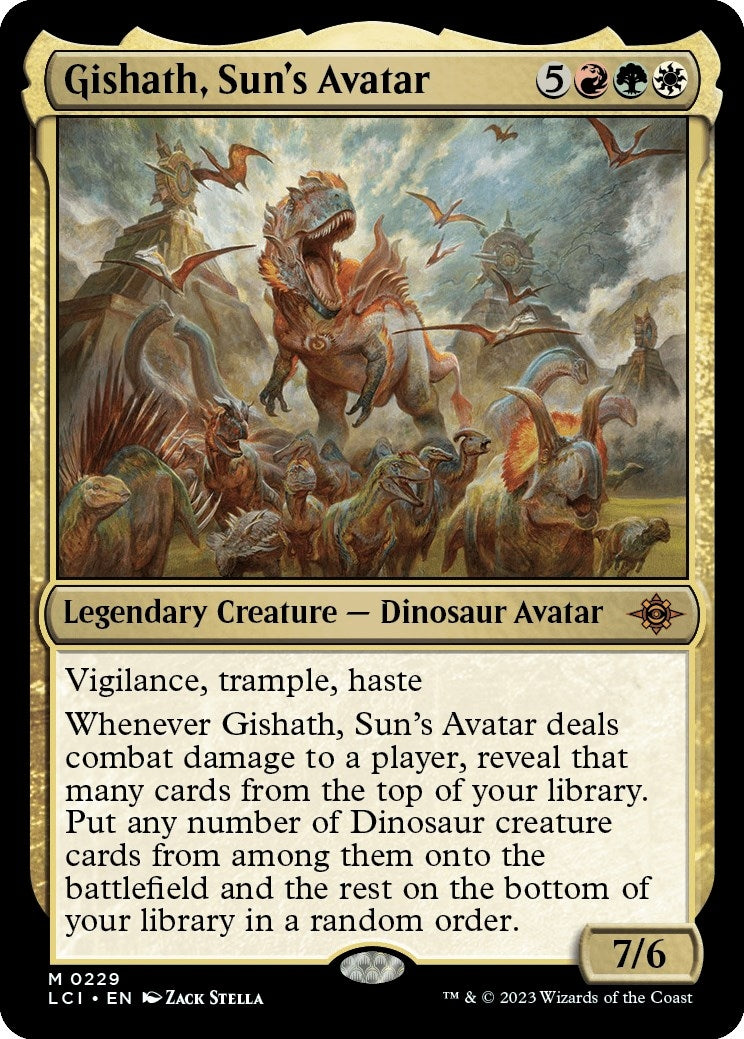 Gishath, Sun's Avatar [The Lost Caverns of Ixalan]
