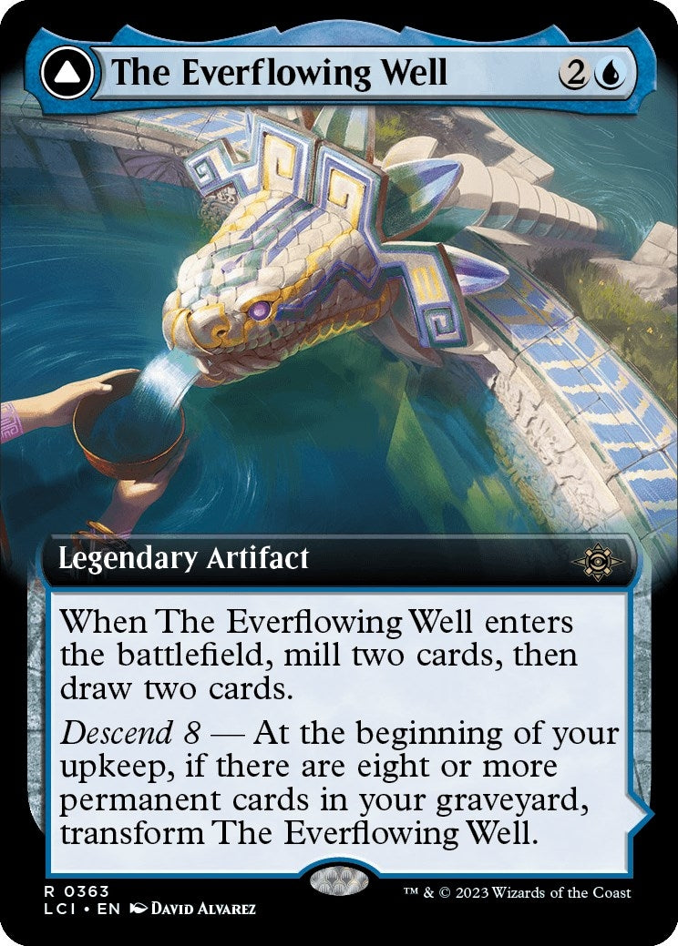 The Everflowing Well // The Myriad Pools (Extended Art) [The Lost Caverns of Ixalan]