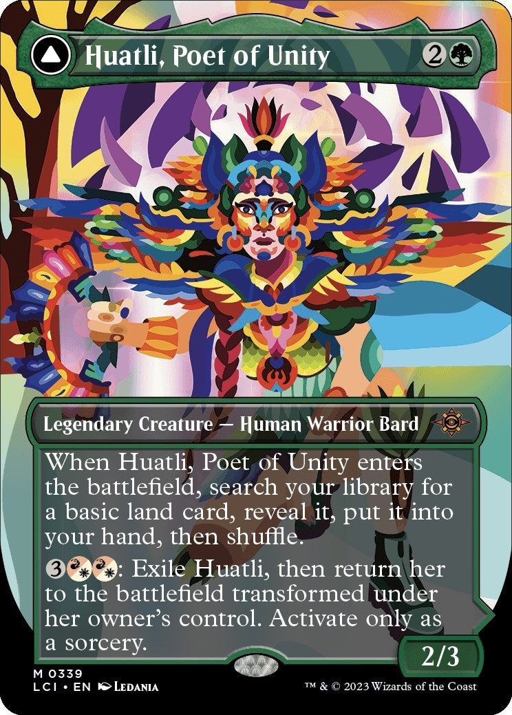 Huatli Poet of Unity Borderless (339) [LCI]