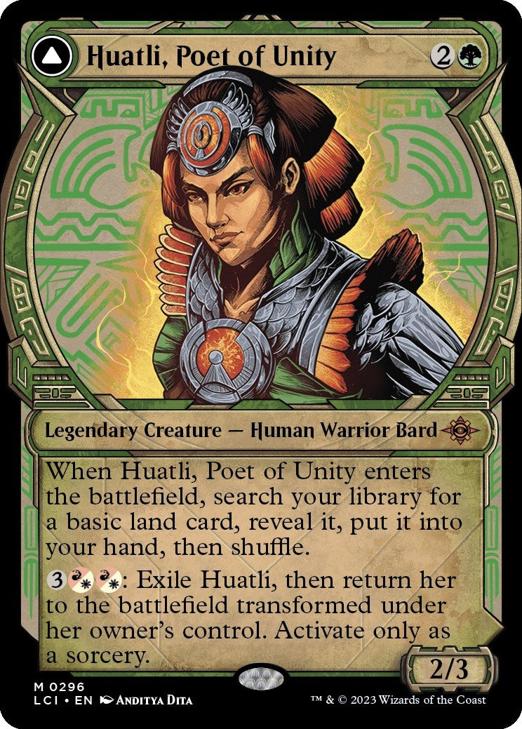Huatli Poet of Unity Showcase (296) [LCI]