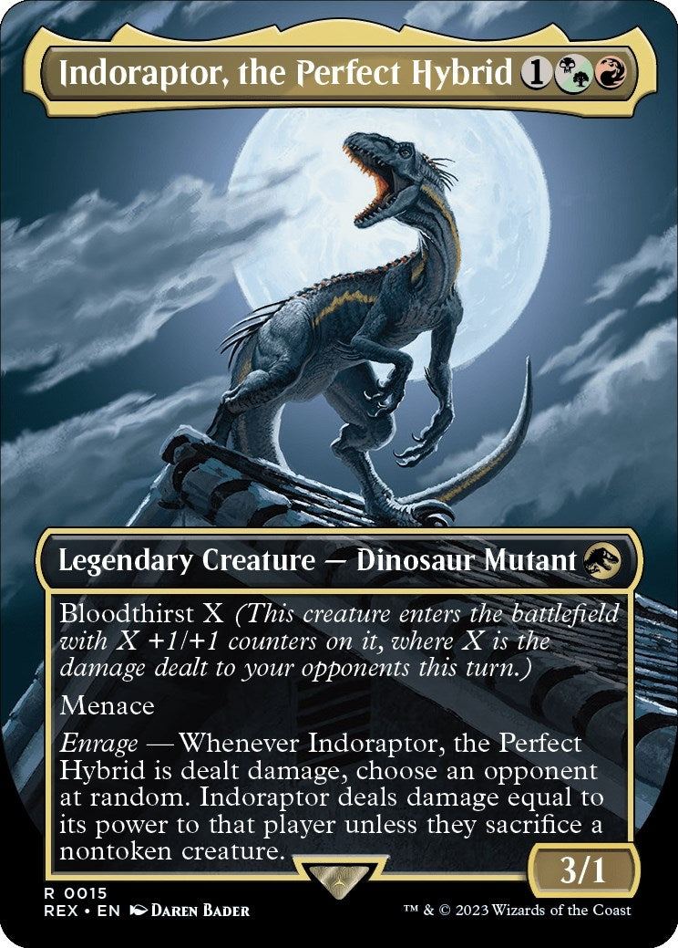 Indoraptor the Perfect Hybrid Borderless (15) [REX]