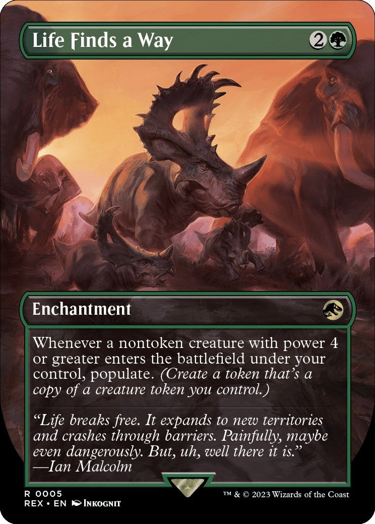 Life Finds a Way Borderless (5) [REX]