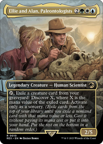 Ellie and Alan Paleontologists Borderless (10) [REX]