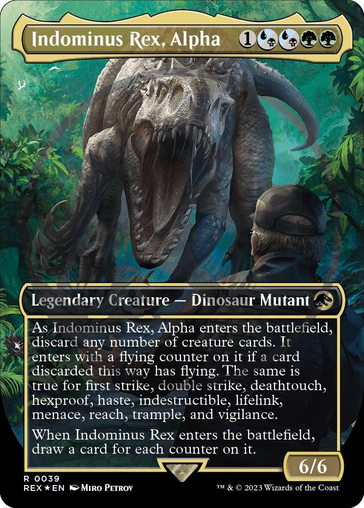 Indominus Rex Alpha Borderless Emblem (39) [REX]
