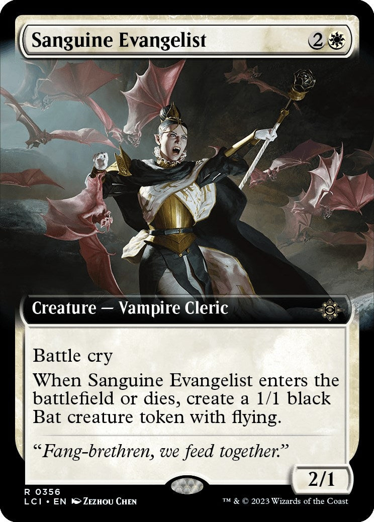 Sanguine Evangelist Extended Art (356) [LCI]