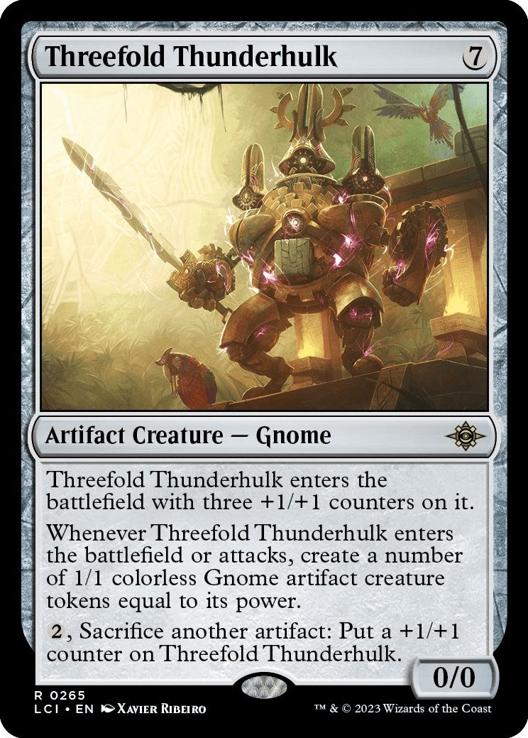 Threefold Thunderhulk [The Lost Caverns of Ixalan]