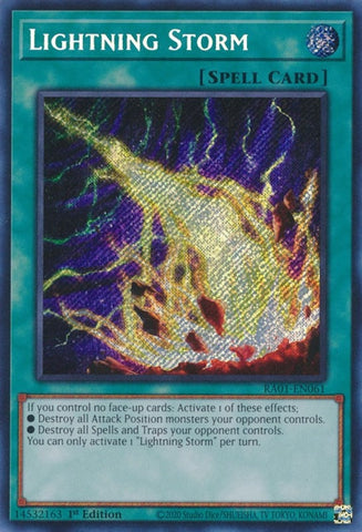 Lightning Storm Secret Rare (RA01-EN061) [RA01]