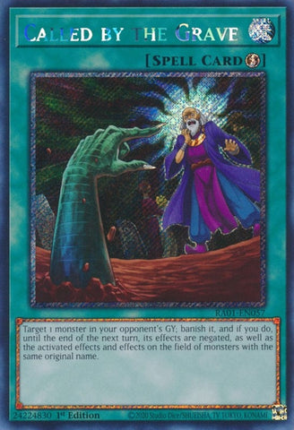 Called by the Grave Platinum Secret Rare (RA01-EN057) [RA01]
