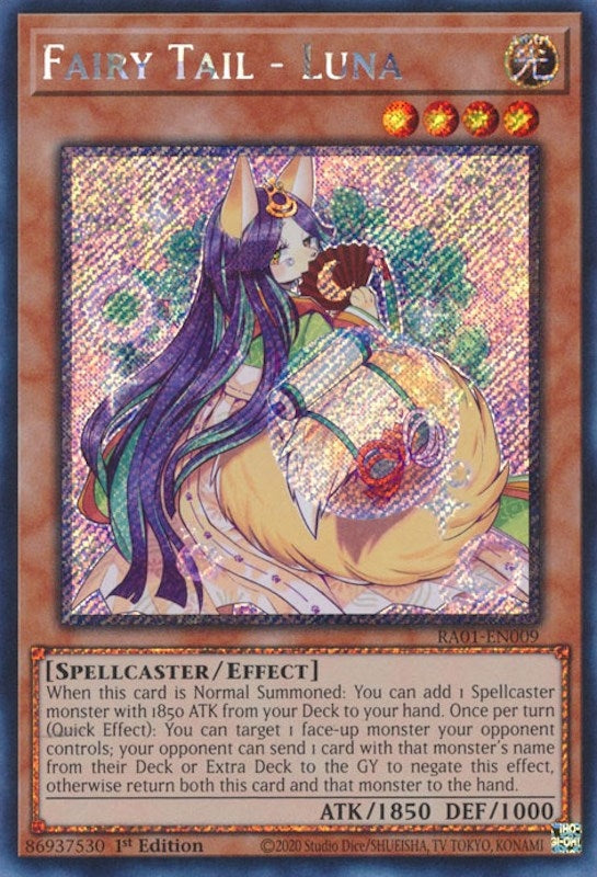 Fairy Tail Luna Platinum Secret Rare (RA01-EN009) [RA01]