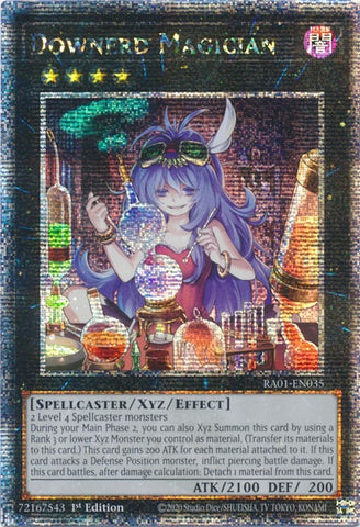 Downerd Magician Quarter Century Secret Rare (RA01-EN035) [RA01]