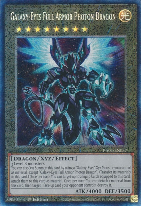 Galaxy Eyes Full Armor Photon Dragon PCR (RA01-EN037) [RA01]