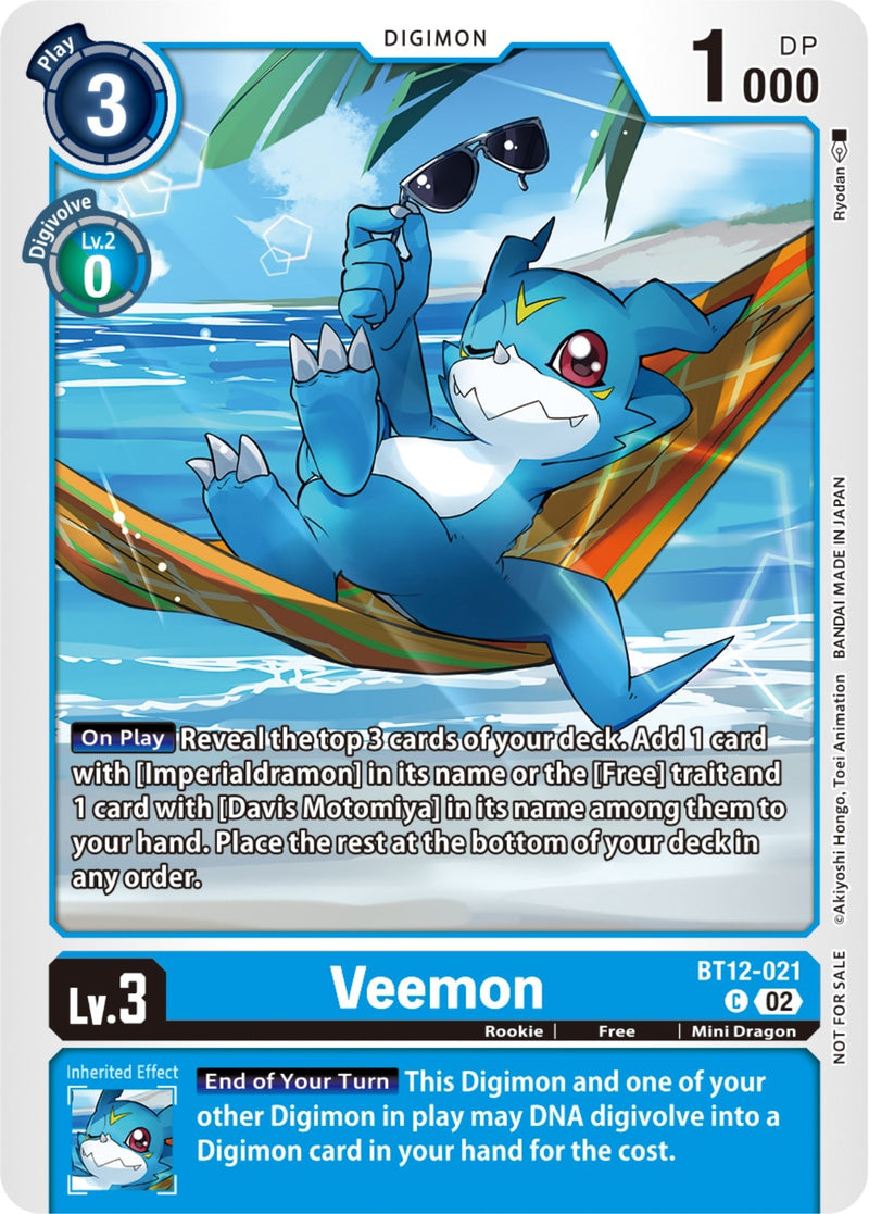 Image for Veemon (NYCC 2023 Demo Deck) [Across Time]