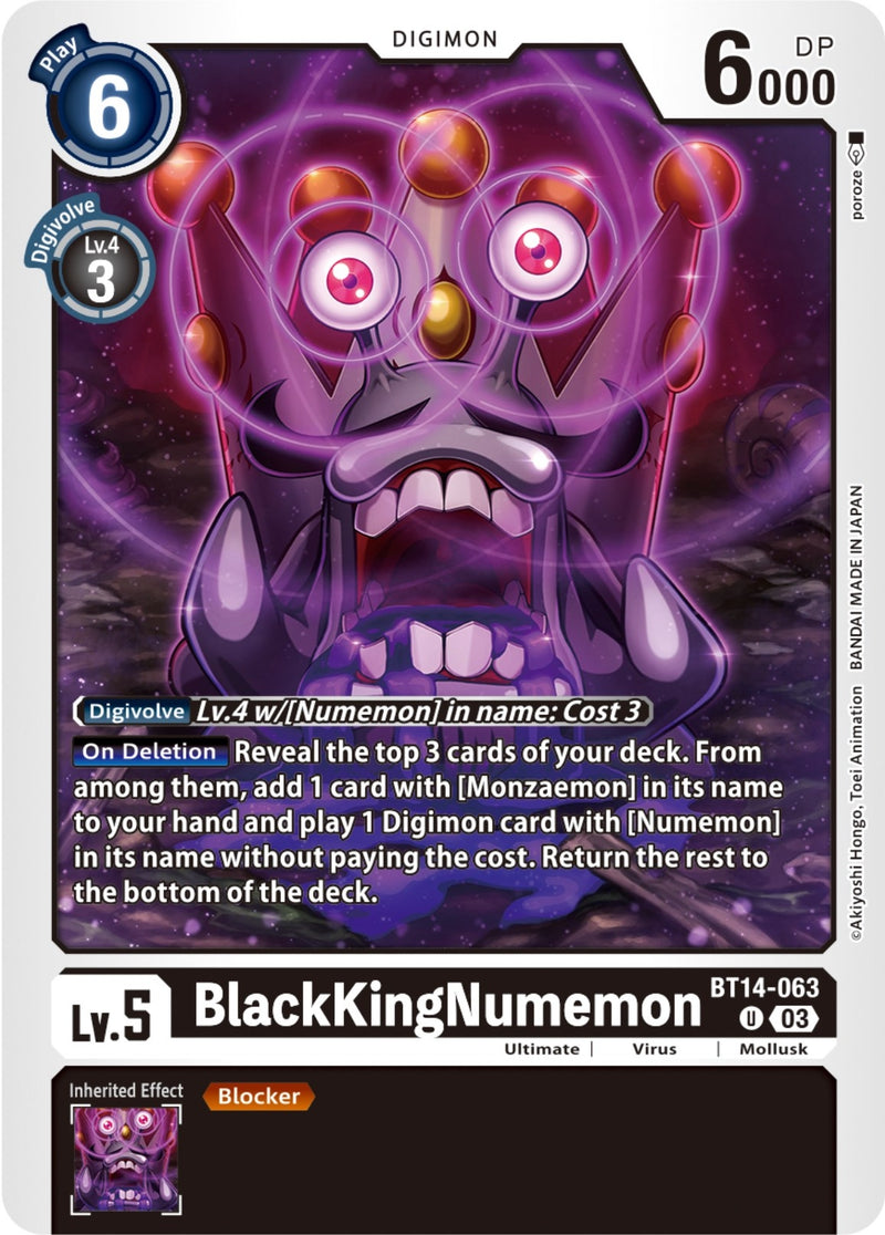 Image for BlackKingNumemon [Blast Ace]