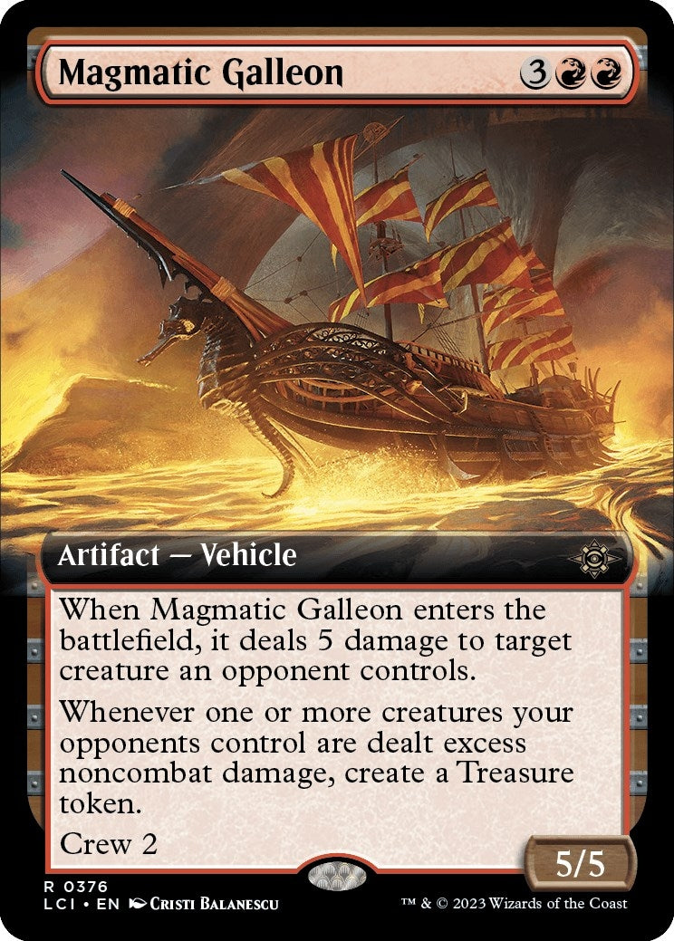 Magmatic Galleon Extended Art (376) [LCI]