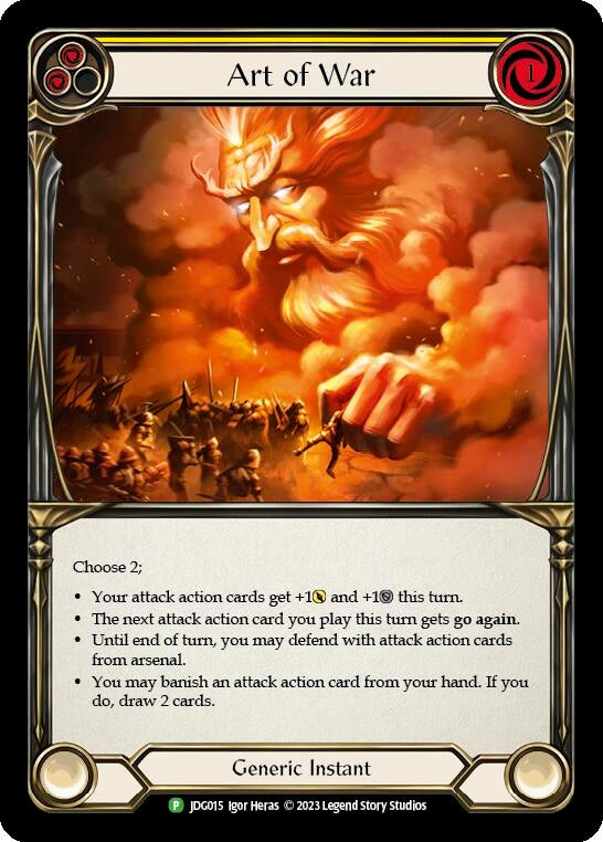 Image for Art of War - JDG015 [Flesh and Blood: Promo Cards]