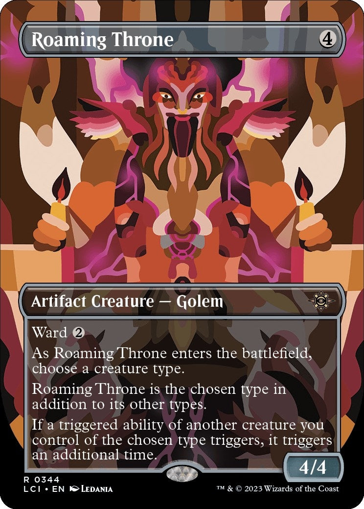 Roaming Throne Borderless (344) [LCI]