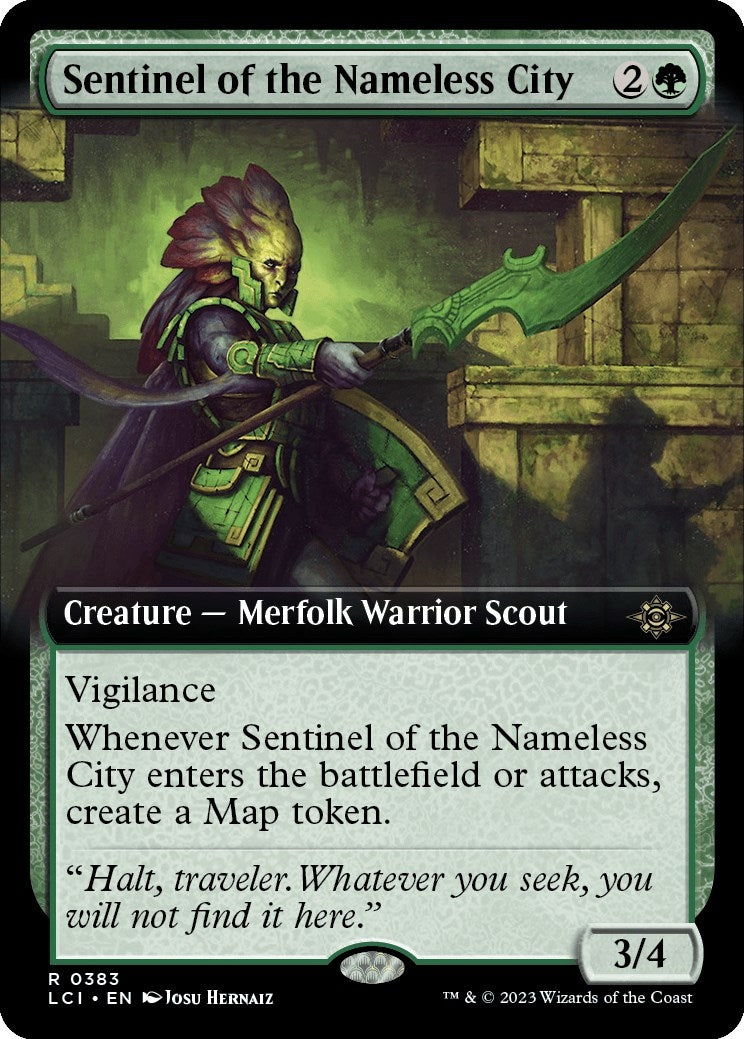 Sentinel of the Nameless City Extended Art (383) [LCI]