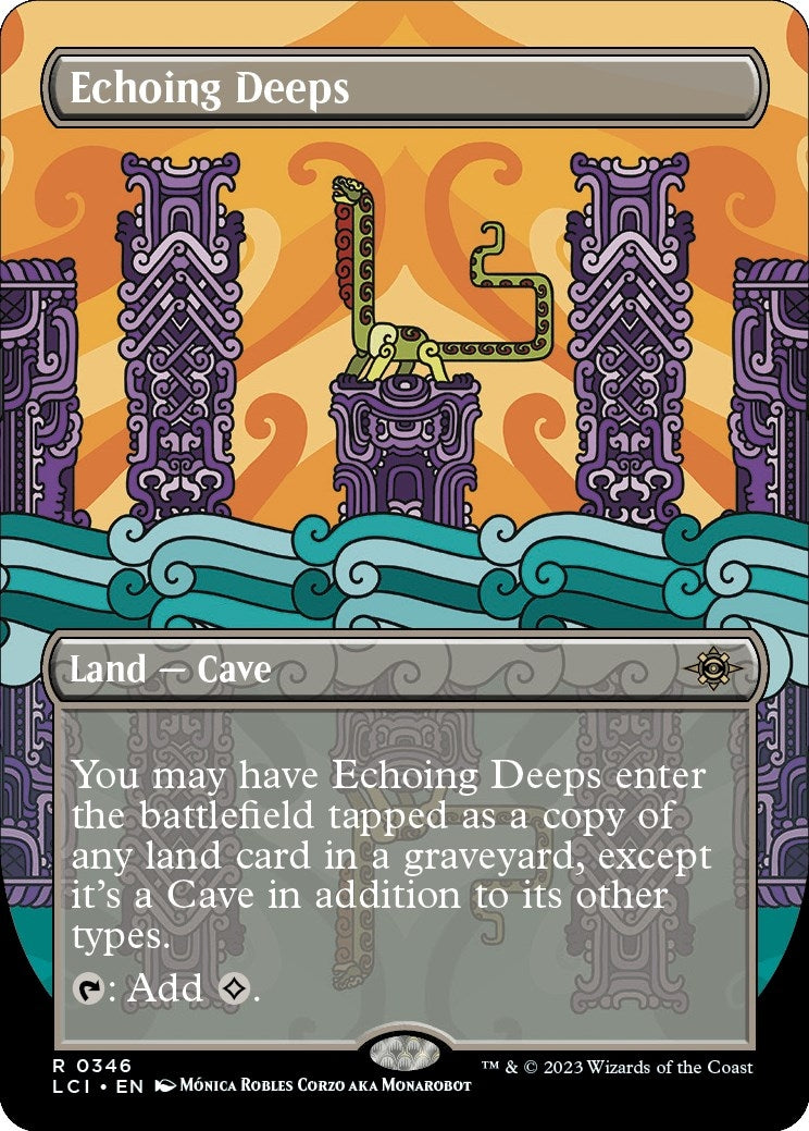 Echoing Deeps (Borderless) [The Lost Caverns of Ixalan]