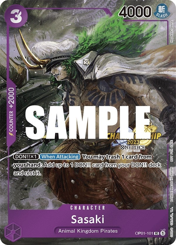 Sasaki CS 2023 Event Pack (OP01-101) [OP-PR]