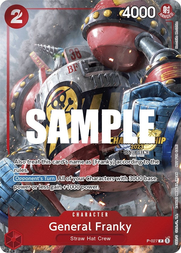 General Franky CS 2023 Event Pack (P-027) [OP-PR]