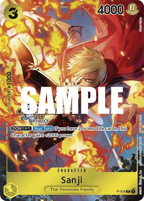 Sanji CS 2023 Event Pack (P-034) [OP-PR]
