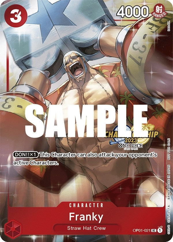 Franky CS 2023 Celebration Pack (OP01-021) [OP-PR]