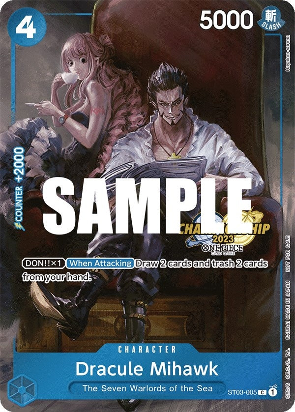 Dracule Mihawk CS 2023 Celebration Pack (ST03-005) [OP-PR]