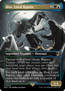Blue Loyal Raptor Borderless (8) [REX]