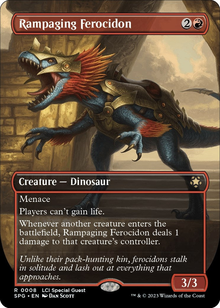 Rampaging Ferocidon Borderless (8) [SPG]