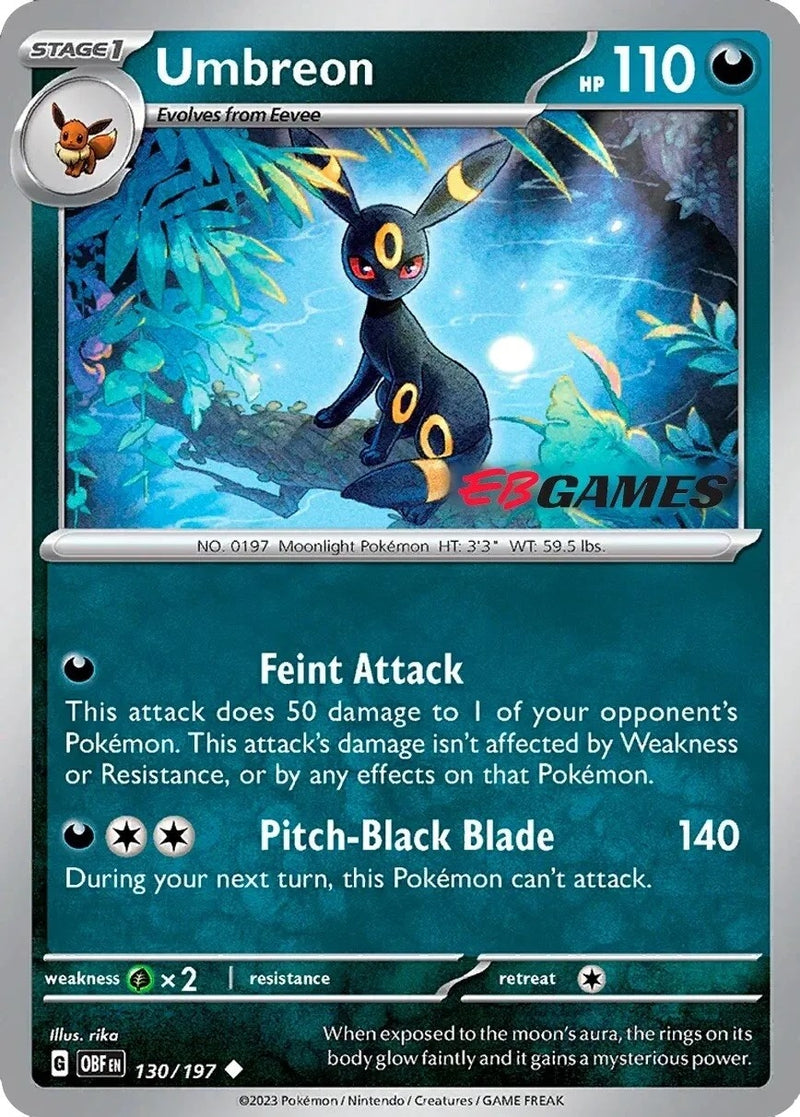 Umbreon 130 197 EBGames Exclusive (130/197) [MCAP]