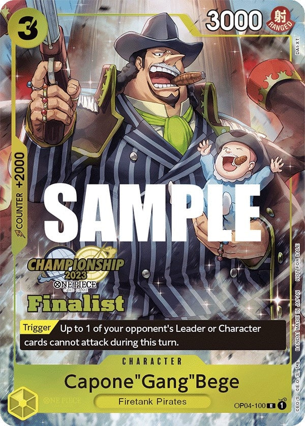 CaponeGangBege CS 2023 Top Players Pack Finalist (OP04-100) [OP-PR]