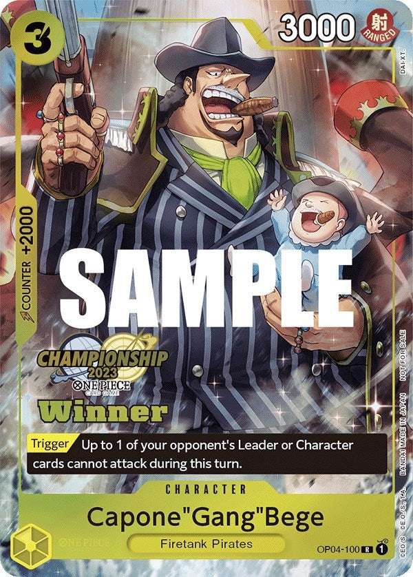 CaponeGangBege CS 2023 Top Players Pack Winner (OP04-100) [OP-PR]