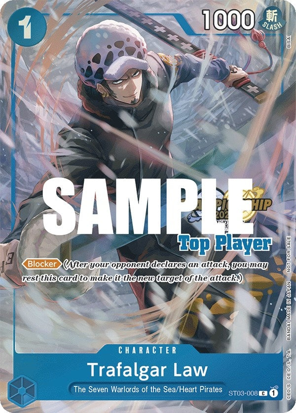 Trafalgar Law CS 2023 Top Players Pack (ST03-008) [OP-PR]