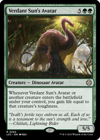Verdant Sun's Avatar [The Lost Caverns of Ixalan Commander]