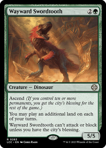 Wayward Swordtooth (263) [LCC]